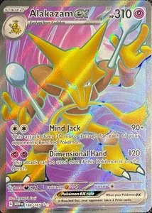 Pokemon TCG Alakazam ex 188/165 151 - Picture 1 of 1