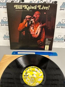 BILL KAIWA LIVE! HULA RECORDS HAWAIIAN HAWAII VINYL RECORD ALBUM - Picture 1 of 11