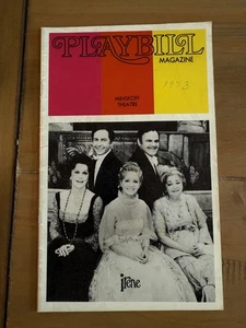 Irene Broadway Playbill July 1973 (Debbie Reynolds/George S. Irving) - Picture 1 of 1