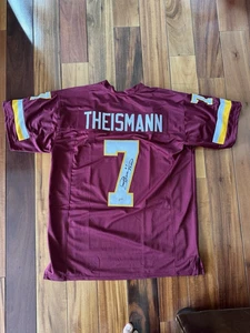 Signed JOE THEISMANN MVP Washington Burgundy Jersey Beckett Authenticated - Picture 1 of 6