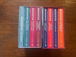 LIKE NEW: Complete Bridgerton Series Boxed Sets - Books 1-8 - Julia Quinn - PB - Bild 1 von 1
