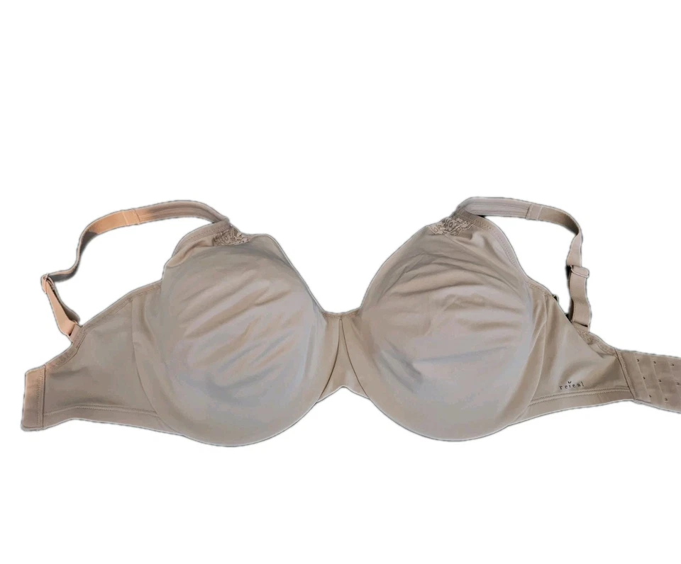 Reveal Rugby Tan Minimizer Full-Coverage Wired Bra, US 32H - Image 1 of 4