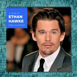 Ethan Hawke 2026 Wall Calendar, 12-Month Photo Calendar - Picture 1 of 4