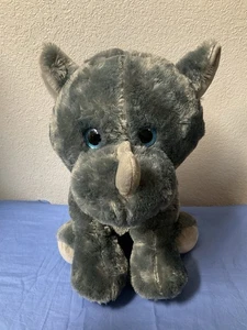 Gray Plush Rhinoceros Stuffed Animals Plush Toys BJ Toy CO - Picture 1 of 8