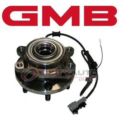 GMB Front Wheel Bearing Hub Assembly for 2005-2019 Nissan Frontier - ib Foto 1 de 4