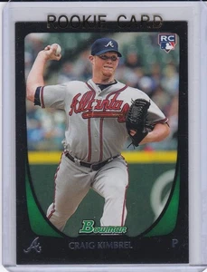CRAIG KIMBREL ROOKIE CARD 2011 Bowman Baseball ATLANTA BRAVES MLB RC - Picture 1 of 2