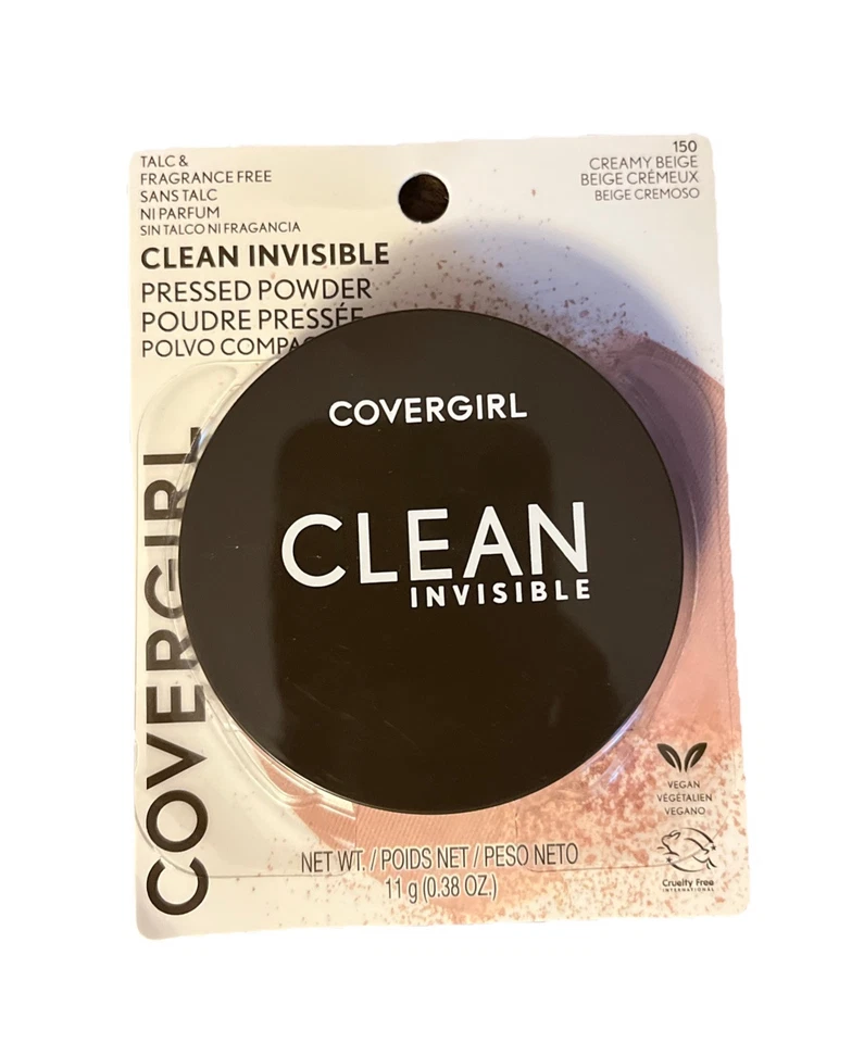 Covergirl Clean Invisible Pressed Powder - 150 Creamy Beige - NEW - Image 1 of 1