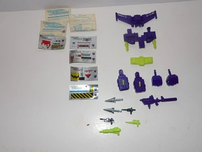 TRANSFORMERS G1 DEVASTATOR ACCESSORIES UNUSED STICKER SHEET LOT VINTAGE ORIGINAL - Image 1 of 3