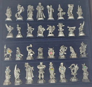 DANBURY MINT FANTASY OF THE CRYSTAL CHESS SET - COMPLETE - Picture 1 of 24