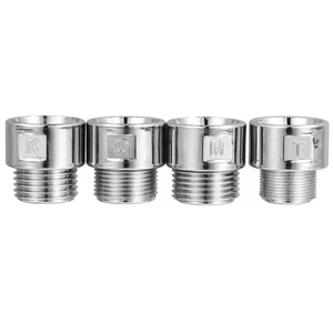 4 Pcs Shower Hose Connection Fittings Spray Head Electroplated Adapter - Picture 1 of 12