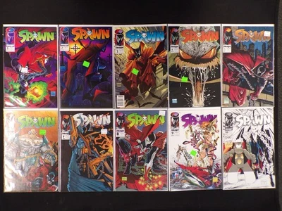 SPAWN IMAGE COMICS 1992 RUN OF (10) ISSUES #1 - #10 TODD MCFARLANE - Image 1 of 3