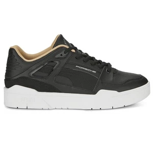 PUMA Pl Slipstream Lace Up Boys Black Sneakers Casual Shoes 30745701 - Picture 1 of 6