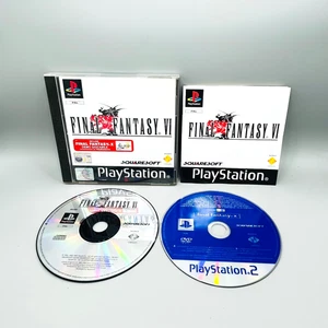 FINAL FANTASY 6 VI FFVI PS1 PLAYSTATION 1 💎PRIMA STAMPA ITALIANO DISCHI TOP🎁 - Imagen 1 de 6