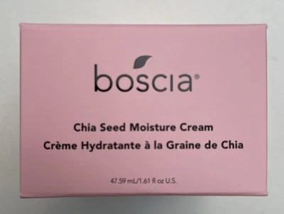 Loção hidratante facial vegana Boscia Chia Seed Moisture Cream 1,61 oz 47,59 ml nova - Imagem 1 de 4