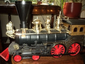 Vintage Jim Beam 1982 J.B. Turner Locomotive Train Decanter with whiskey inside - Picture 1 of 11