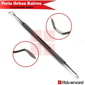 Cuchillos Orban para gingivectomía dental 1-2 herramientas de doble extremo para cirugía periodontal - Imagen 1 de 3