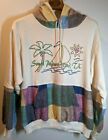 Vintage South Padre Island Texas Inter Sport Embroidered Hoodie Size X-Large
