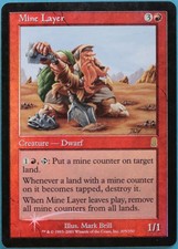 Mine Layer FOIL Odyssey PLD Red Rare MAGIC GATHERING CARD (ID# 209565) ABUGames