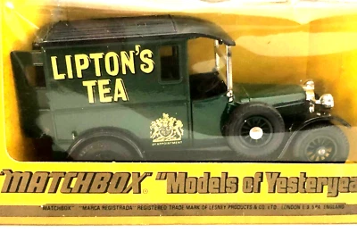 Matchbox Models of Yesteryear 1927 Talbot Van Lipton Tea England Truck 1977 Vtg - Image 1 of 4