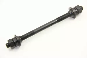 Bicycle Bike Rear Axle M10 170mm Single Speed Black W/D - Picture 1 of 3