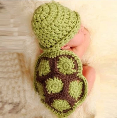 Bebé Recién Nacido Crochet Tejido Disfraz Foto Fotografía utilería Niñas Niños Trajes con Foto 1 de 4