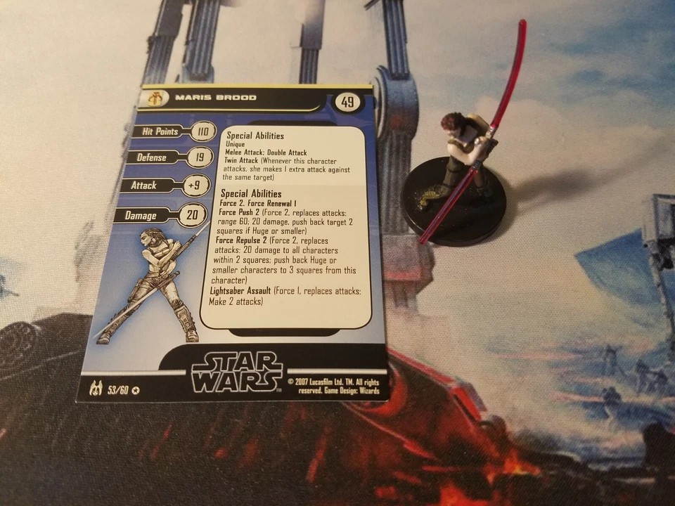 Star Wars Miniatures Force Unleashed 53 Maris Brood - Image 1 of 1