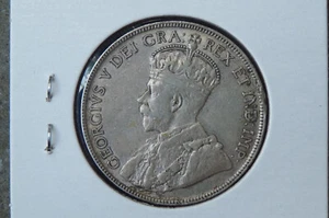 1929 Canada silver fifty 50 cents - VF20 - Picture 1 of 2