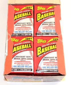  Paquete de cera de béisbol Topps 1991 - paquete de uno (1) sellado nuevo - Imagen 1 de 1