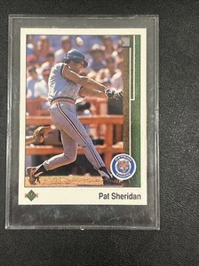 1989 Upper Deck Pat Sheridan Error No Position *rare* - Picture 1 of 2