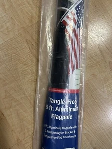 6FT Aluminum Flag Pole Kit for Outside Residential, Flag Sold Separate **NEW - Picture 1 of 12