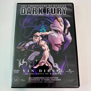 Chronicles Of Riddick Dark Fury DVD Region 4 PAL Free Tracked Postage - Picture 1 of 4