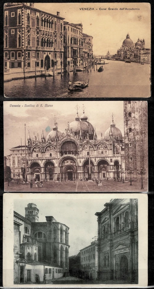 Italy / Venice 1910/30 ☀ Postcards - Image 1 of 2