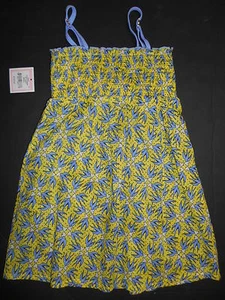 JUICY COUTURE GIRLS SWIMSUIT COVER UP BEACH DRESS BIRDS YELLOW 5 - 6 SMALL $70 - Picture 1 of 4