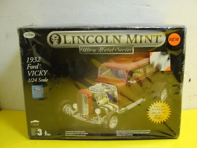 Testors Lincoln Mint 1932 Ford Vicky Ultra Metal Series Model Car Kit  RARE 7140 - Image 1 of 4