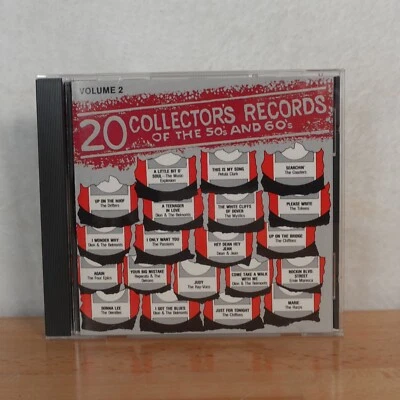 20 Collector's Records Of The 50's & 60's - Various Artists (CD, 1989) Volume 2 - Image 1 of 2