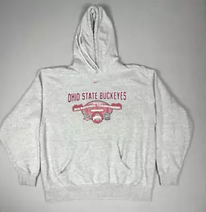 Nike Center Swoosh Ohio State Hoodie Sz XL 2008 National Championship Sweatshirt - Picture 1 of 12
