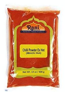Rani Extra Hot Chilli Powder Indian Spice 14oz (400g)