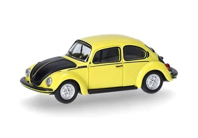 HERPA - VOLKSWAGEN Maggiolino 1303 Giallo e nero - 1/87 - HER421102 - Immagine 1 di 4