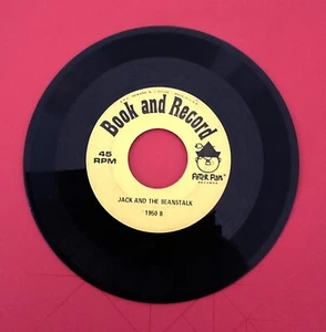 Vintage 45 RPM Vinyl Record - Book and Record - Jack and the Beanstalk (no book) - Imagen 1 de 2