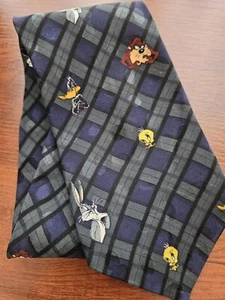 Vintage Looney Tunes Necktie Mania Collection Colorchecked 1993 Warner Brothers - Picture 1 of 5