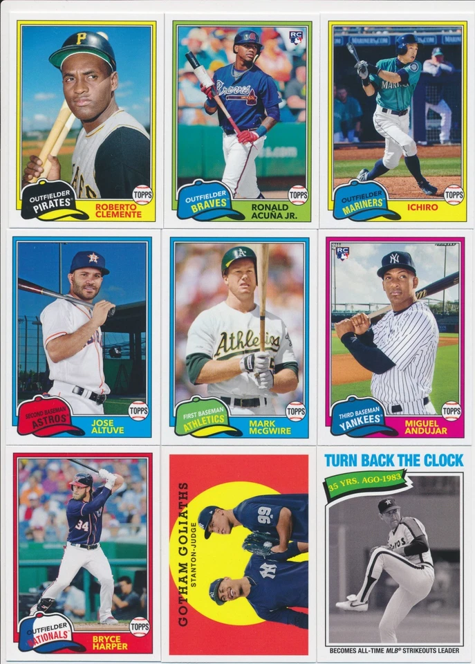 2018 Topps Archives Baseball Base RC (201-320) Combos Turn Clock Pick From List - Image 1 of 1
