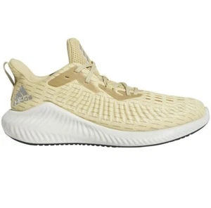 Adidas Alphabounce+ U Sand Silver Clear Brown Running Sport Athletic Size 8 - Picture 1 of 12