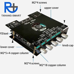 ZK-MT21S 2.1-channel Bluetooth Audio Amplifier Board Subwoofer 50W*2+100W A2TS - Picture 1 of 9
