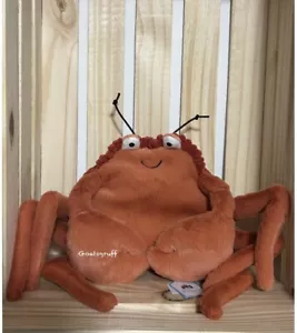 Jellycat London Crispin Crab Stuffed Animal Plush Toy Orange Soft Corduroy - Picture 1 of 2