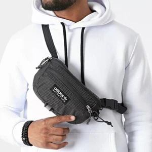 BOLSO DE CINTURA ADIDAS ORIGINALES AVENTURA CUERPO CRUZADO PRECIO DE VENTA SUGERIDO POR EL FABRICANTE £28 - Imagen 1 de 7