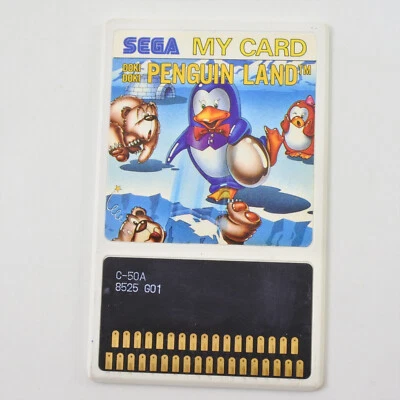 Sega My Card DOKI PENGUIN LAND C-50 card Only Mark III 2229 m3c - Image 1 of 3
