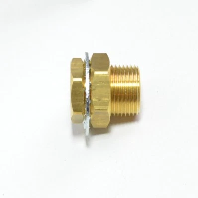 3/8" NPT x 1.25" Length Brass Bulkhead Terminal Bolt Air Brake FasParts - Image 1 of 4