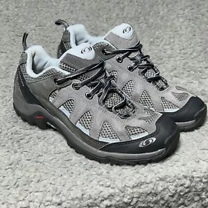 Scarpa da trekking Salomon donna Exit Aero grigia nera Contagrip 449168 taglia US 8,5 - Foto 1 di 16