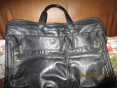 SOFT LEATERETTE CARRY BAG--17" X 12" X 8"SIDES-#Y12A - Image 1 of 4