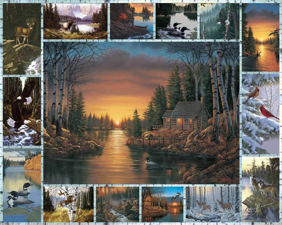 Jigsaw puzzle Landscape Call of the Wild 750 piece NEW Made in USA - Image 1 of 1